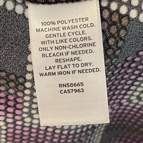 BP BE PROUD Cowl Neck Satin Dress In Purple Liza Print Size M NWOT - Picture 13 of 13